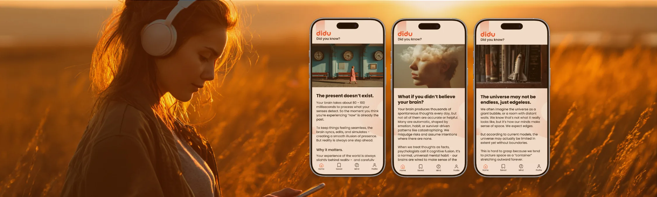 Didu app, daily insights on your phone
