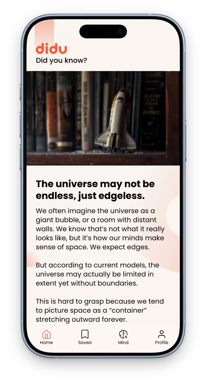 The universe may not be endless